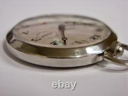 Montre de poche LeCoultre 8 jours réserve de marche Power indicator 8 days 1930s