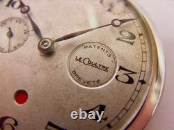 Montre de poche LeCoultre 8 jours réserve de marche Power indicator 8 days 1930s
