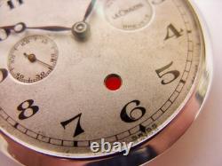 Montre de poche LeCoultre 8 jours réserve de marche Power indicator 8 days 1930s
