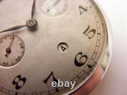 Montre de poche LeCoultre 8 jours réserve de marche Power indicator 8 days 1930s
