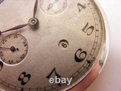 Montre de poche LeCoultre 8 jours réserve de marche Power indicator 8 days 1930s