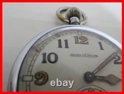 Montre de poche manuelle Jaeger-LeCoultre P49951 flèche large militaire WWII