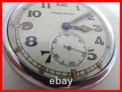 Montre de poche manuelle Jaeger-LeCoultre P49951 flèche large militaire WWII
