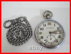 Montre de poche manuelle Jaeger-LeCoultre P49951 flèche large militaire WWII