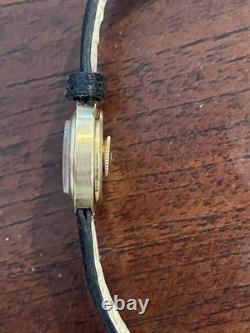 Montre femme ancienne JAEGER LECOULTRE or 18 carats, révisée