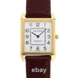 Montre garçon JAEGER-LECOULTRE Reverso II 1410031 manuelle cadran argenté or