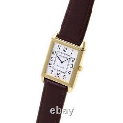 Montre garçon JAEGER-LECOULTRE Reverso II 1410031 manuelle cadran argenté or