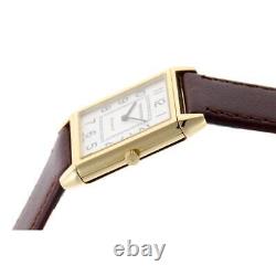 Montre garçon JAEGER-LECOULTRE Reverso II 1410031 manuelle cadran argenté or