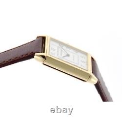 Montre garçon JAEGER-LECOULTRE Reverso II 1410031 manuelle cadran argenté or