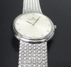 Montre homme Jaeger Lecoultre Odysseus 164.33.79 cadran argenté manuel or blanc