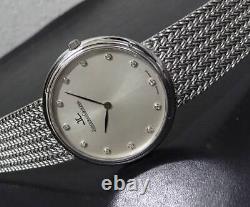Montre homme Jaeger Lecoultre Odysseus 164.33.79 cadran argenté manuel or blanc