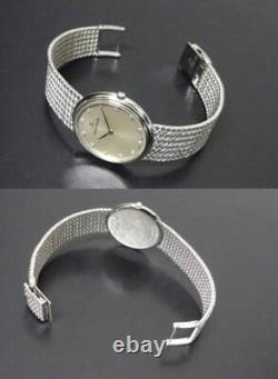 Montre homme Jaeger Lecoultre Odysseus 164.33.79 cadran argenté manuel or blanc