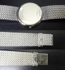Montre homme Jaeger Lecoultre Odysseus 164.33.79 cadran argenté manuel or blanc