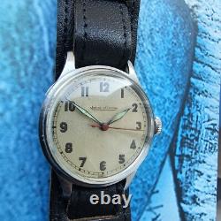 Montre homme vintage Jaeger LeCoultre style militaire à remontage manuel Cal