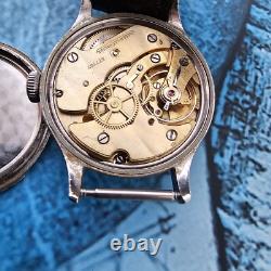 Montre homme vintage Jaeger LeCoultre style militaire à remontage manuel Cal