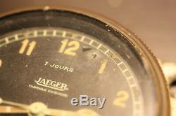 Montre horlogue cadran bord avion jaeger lecoultre radiotelegraphie militaire