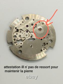 Montre jaeger-leCoultre 812 Pièces article. Attestation ill n' pas de res No. 34