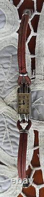 Montre jeager lecoultre baguette gravée sur le fond 1938. Mouvt. À réviser