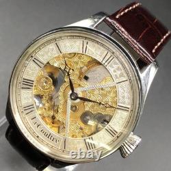Montre mécanique à remontage manuel LeCoultre Convert Full Squelette cadran