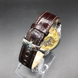 Montre mécanique à remontage manuel LeCoultre Convert Full Squelette cadran