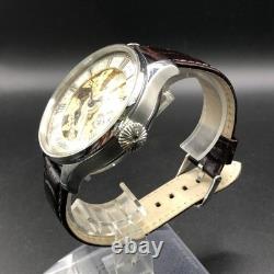 Montre mécanique à remontage manuel LeCoultre Convert Full Squelette cadran