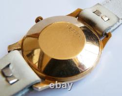 Montre mécanique en OR massif JAEGER LECOULTRE Swiss vers 1950 gold watch 00