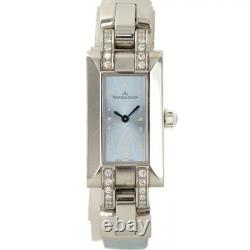 Montre pour femme JAEGER LECOULTRE IDEAL 460.8.08 cadran bleu clair à