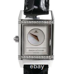 Montre pour femme JAEGER LECOULTRE Reverso Duet 266.8.44 cadran argenté diama