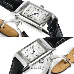 Montre pour femme JAEGER LECOULTRE Reverso Duet 266.8.44 cadran argenté diama
