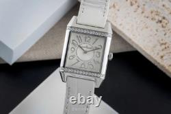 Montre pour femme Jaeger LeCoultre Reverso Squadra Lady en acier inoxydable r