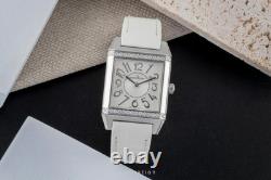 Montre pour femme Jaeger LeCoultre Reverso Squadra Lady en acier inoxydable r
