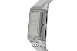 Montre pour femme Jaeger LeCoultre Reverso Squadra Lady en acier inoxydable r