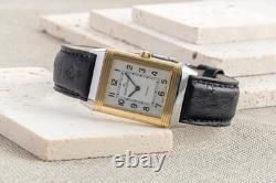 Montre pour femme Jaeger LeCoultre Reverso acier/or à remontage manuel réf. Q