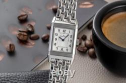 Montre pour femme Jaeger LeCoultre Reverso en acier à remontage manuel réf. Q