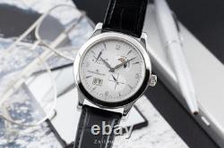 Montre pour homme Jaeger LeCoultre Master Control en acier à remontage manuel