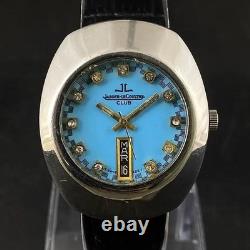 Montre rétro vintage suisse Jaeger-LeCoultre 17OH complète pour hommes et