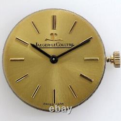 Mouvement Jaeger Le Coultre Manuel Pour Montre En Or Jaune Parfait État De Fo