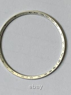 New Bezel original for dial JAEGER 4 ATM Vintage for Valjoux 72 chronograph