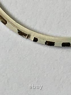 New Bezel original for dial JAEGER 4 ATM Vintage for Valjoux 72 chronograph