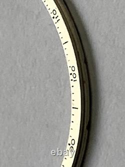 New Bezel original for dial JAEGER 4 ATM Vintage for Valjoux 72 chronograph