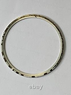 New Bezel original for dial JAEGER 4 ATM Vintage for Valjoux 72 chronograph