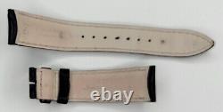 OEM Jaeger Lecoultre Véritable Alligator Montre Cuir Noir Sangle 19/16mm