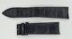 OEM Jaeger Lecoultre Véritable Alligator Montre Cuir Noir Sangle 21/18mm