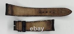OEM Jaeger Lecoultre Véritable Alligator Noir Bracelet Montre Cuir 19/16mm