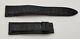 OEM Jaeger Lecoultre Véritable Alligator Noir Bracelet Montre Cuir 19/16mm 67+