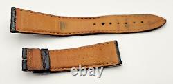 OEM Jaeger Lecoultre Véritable Alligator Noir Bracelet Montre Cuir 19/16mm 67+