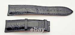 OEM Jaeger Lecoultre Véritable Alligator Noir Bracelet Montre Cuir 21/18mm 76+