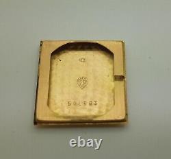 Omega Square En Or 18K A Remontage Manuel Cal. 302 De 1958