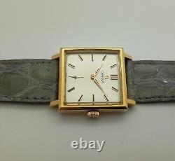 Omega Square En Or 18K A Remontage Manuel Cal. 302 De 1958