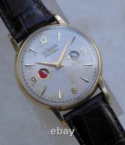 Original Vintage Jaeger Le-coultre Futurematic Porthole Wristwatch From The 50's